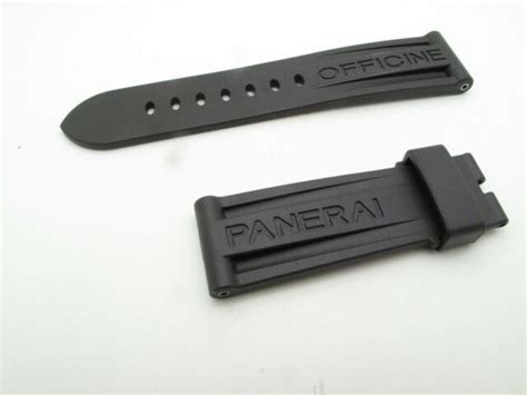 panerai brown rubber strap